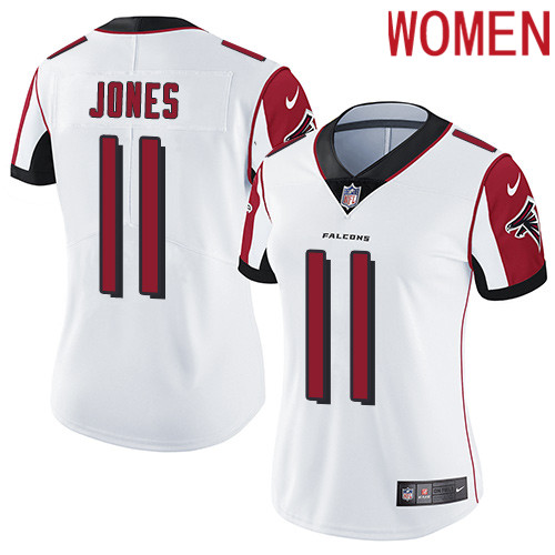 2019 Women Atlanta Falcons 11 Jones white Nike Vapor Untouchable Limited NFL Jersey